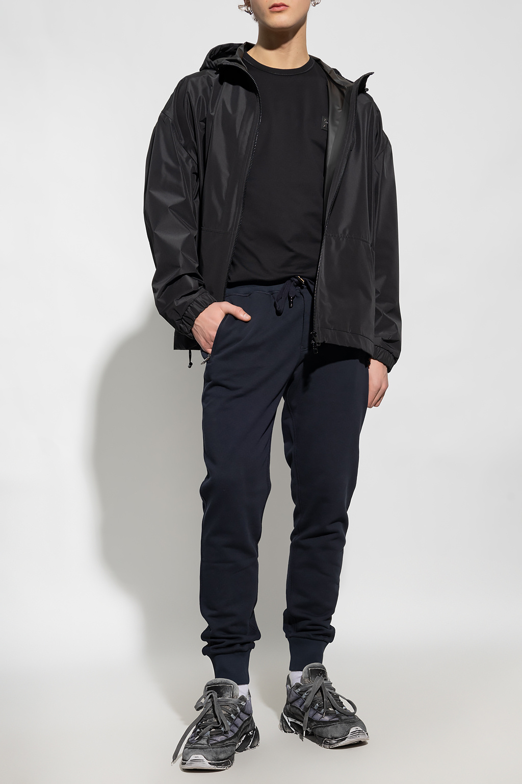 Tシャツ・カットソー DOLCE & GABBANA Black Silk T-Shirt Cotton T-shirt with logo in Black for Men | Dolce&Gabbana® US